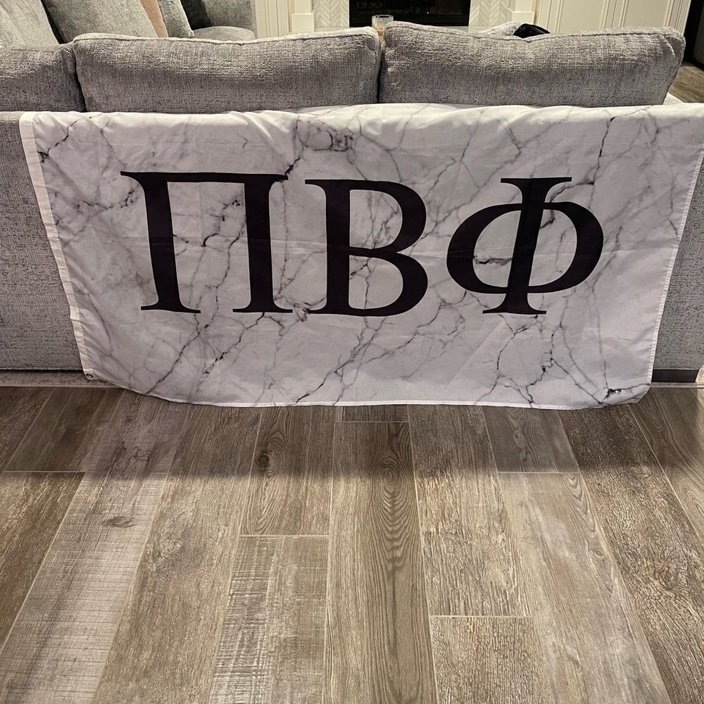 Pi Beta Phi Marbled banner/flag